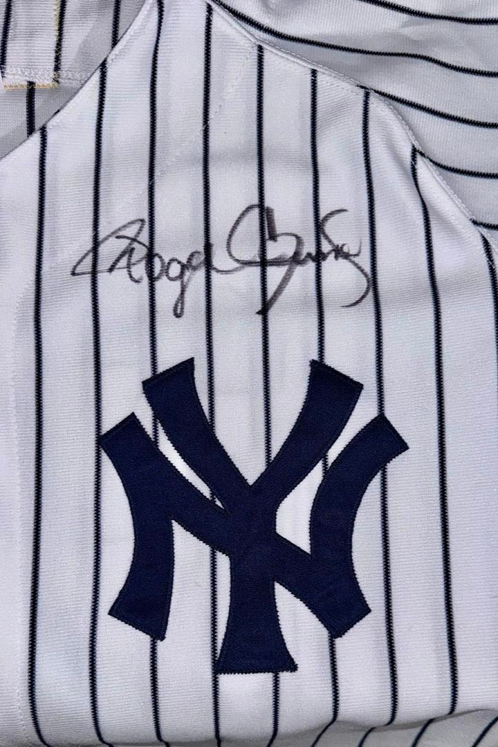 Roger Clemens Signed 2001 World Series Yankees Pinstripe Jersey - Beckett COA